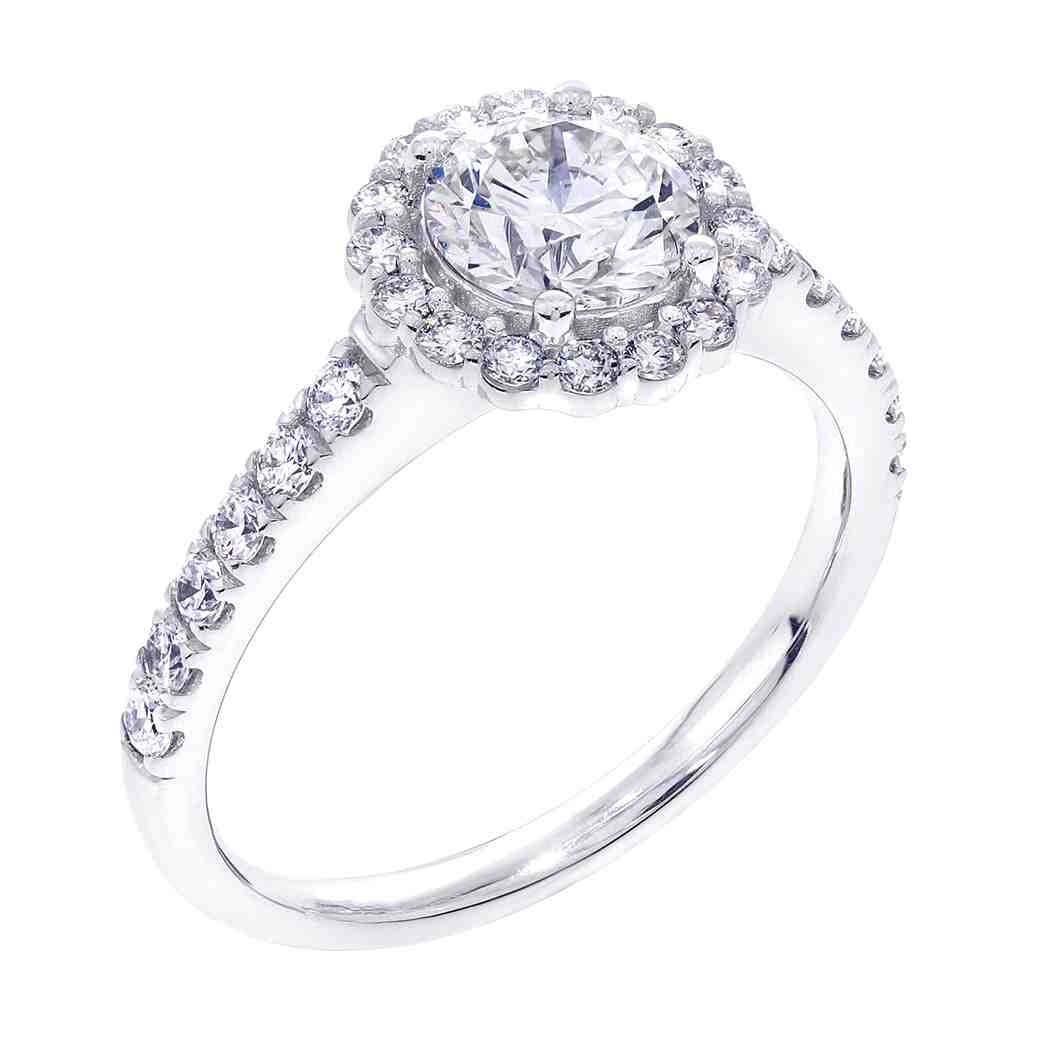 Round Brilliant Cut Lab Created Diamond Engagement Ring LR12993ARD1.00